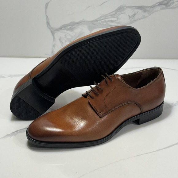 To Boot New York Seth Brown Leather Dress Shoe Narrow Fit Men's 9.5 $399